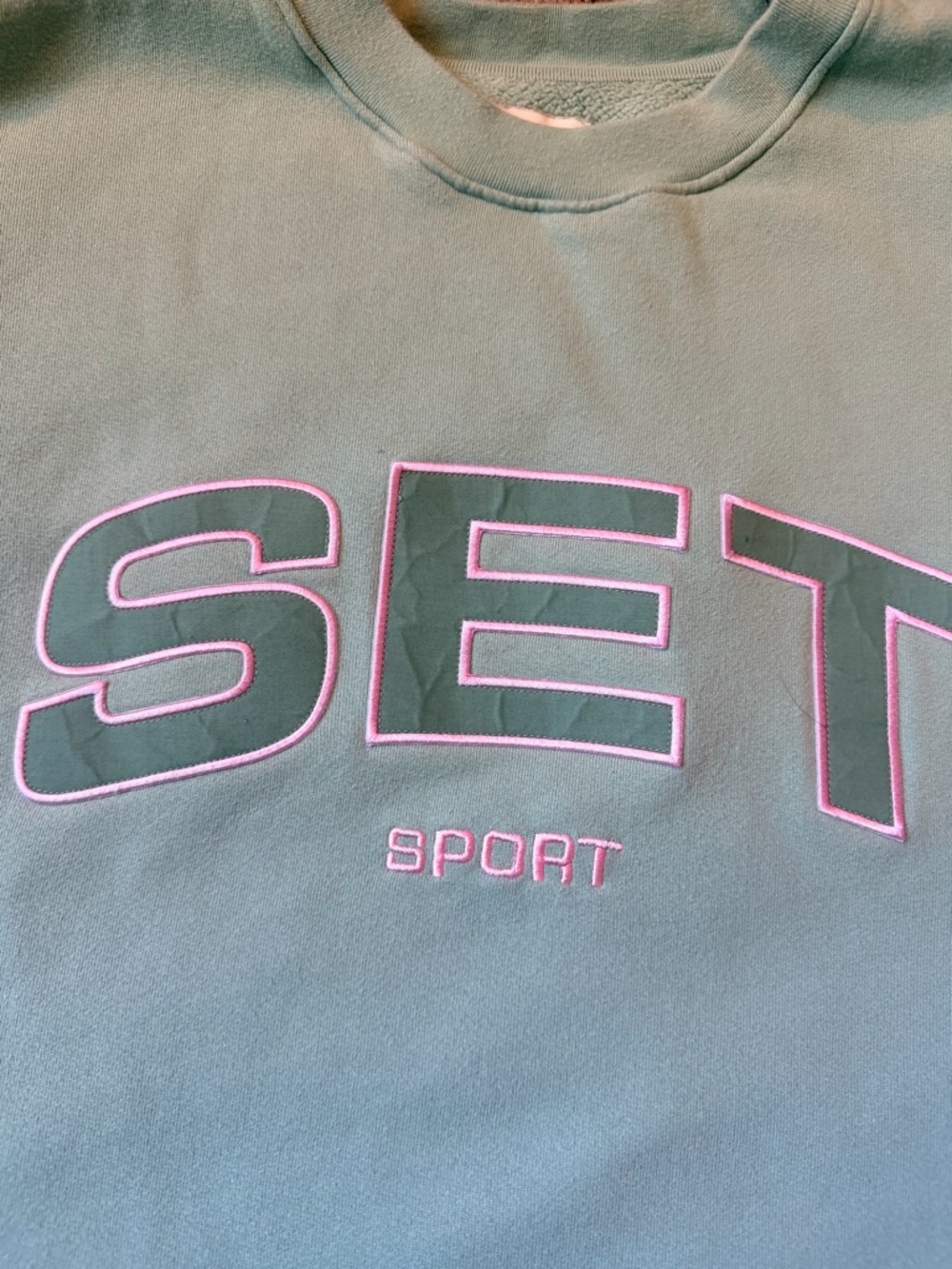 SET Active Mint Green Crewneck Sweatshirt - Picture 3 of 7